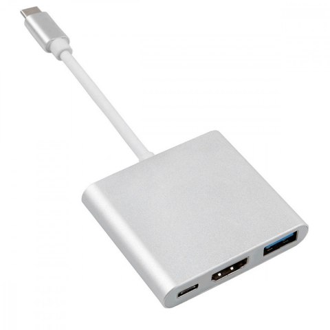 Adapter USB-C - HDMI / USB 3.0 / USB-C MCTV-840 Adapter USB-C - HDMI / USB 3.0 / USB-C MCTV-840
