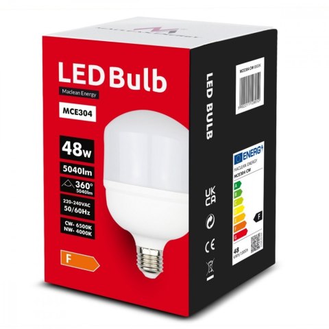 Żarówka LED E27 48W MCE304CW Żarówka LED E27 48W MCE304CW