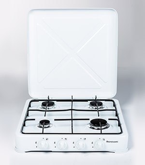 Kuchenka gazowa nastawna 4-palnikowa Ravanson K-04T (biały) Kuchenka gazowa nastawna 4-palnikowa Ravanson K-04T (biały)