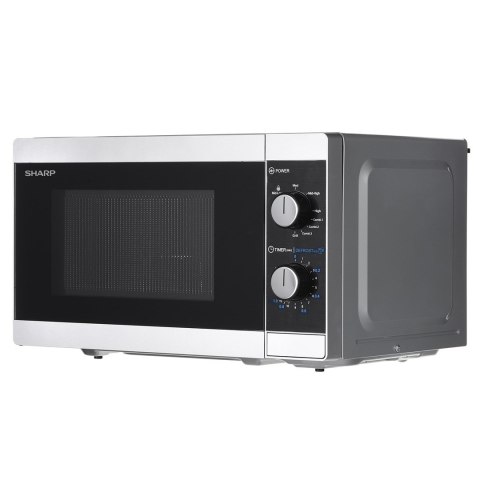 Kuchenka mikrofalowa SHARP YC-MG01E-S (800W; 20l; kolor srebrny) Kuchenka mikrofalowa SHARP YC-MG01E-S (800W; 20l; kolor srebrny)