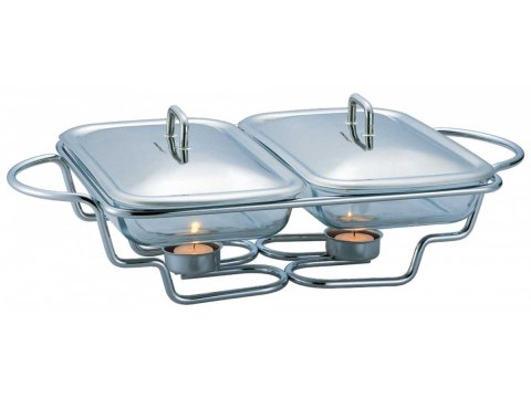 PODGRZEWACZ ŻAROODPORNY STOŁOWY 2x1,6L KINGHOFF KH-1412 PODGRZEWACZ ŻAROODPORNY STOŁOWY 2x1,6L KINGHOFF KH-1412