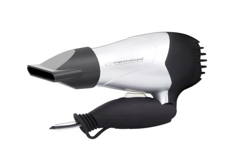 Suszarka do włosów Esperanza Venus EBH002S (850W; kolor czarny) Suszarka do włosów Esperanza Venus EBH002S (850W; kolor czarny)