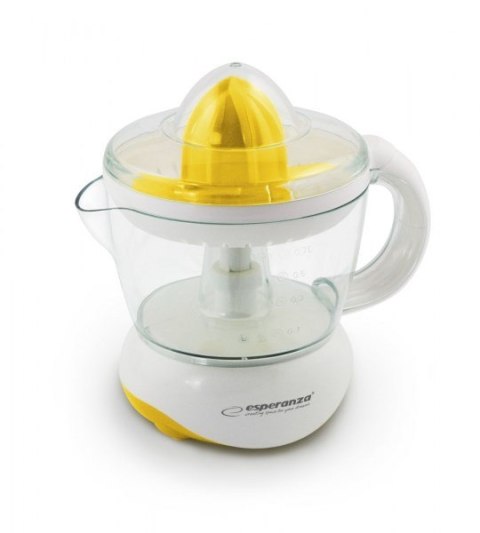 Wyciskarka wolnoobrotowa do cytrusów Esperanza Clementine EKJ001Y (25W; 0,75l; kolor żółty) Wyciskarka wolnoobrotowa do cytrusów Esperanza Clementine EKJ001Y (25W; 0,75l; kolor żółty)
