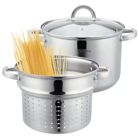 GARNEK 24cm 7,5L DO GOTOWANIA MAKARONU KLAUSBERG KB-7738 GARNEK 24cm 7,5L DO GOTOWANIA MAKARONU KLAUSBERG KB-7738