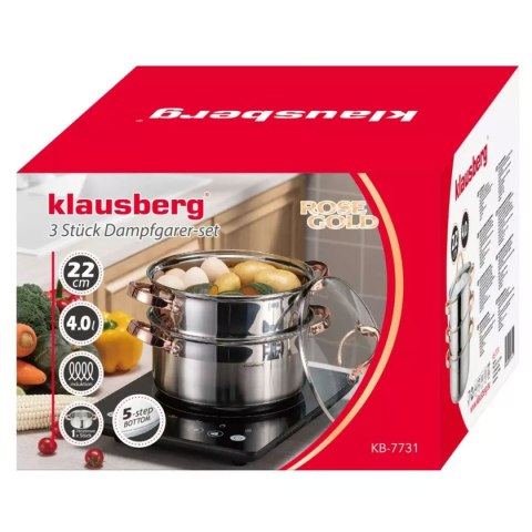 GARNEK NA PARĘ KLAUSBERG 3 ELEM. 22cm KB-7731 ROSE GOLD GARNEK NA PARĘ KLAUSBERG 3 ELEM. 22cm KB-7731 ROSE GOLD