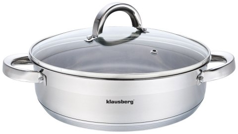 GARNEK PŁASKI Z POKRYWĄ 24cm KLAUSBERG KB-7172 GARNEK PŁASKI Z POKRYWĄ 24cm KLAUSBERG KB-7172