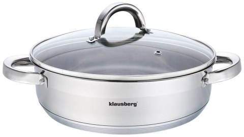 GARNEK PŁASKI Z POKRYWĄ 26cm KLAUSBERG KB-7173 GARNEK PŁASKI Z POKRYWĄ 26cm KLAUSBERG KB-7173