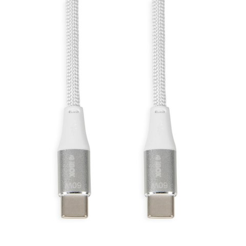 KABEL I-BOX USB TYP-C 60W 1M PD/QC BIAŁY KABEL I-BOX USB TYP-C 60W 1M PD/QC BIAŁY
