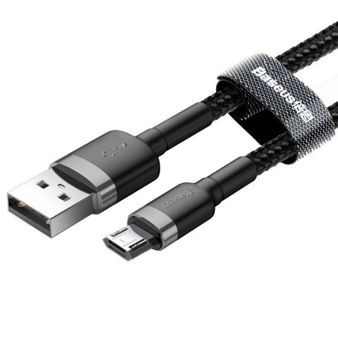 Kabel Baseus cafule CAMKLF-BG1 (USB M - Micro USB M; 1m; kolor szaro-czarny) Kabel Baseus cafule CAMKLF-BG1 (USB M - Micro USB M; 1m; kolor szaro-czarny)