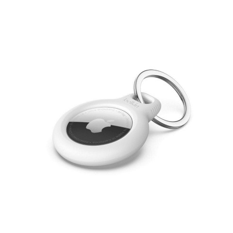 BELKIN AIRTAG HOLDER ETUI Z KÓŁKIEM - BIAŁE BELKIN AIRTAG HOLDER ETUI Z KÓŁKIEM - BIAŁE