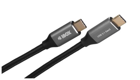 Kabel IBOX IKUMTC31G2 (USB typu C - USB typu C ; 1m; kolor czarny) Kabel IBOX IKUMTC31G2 (USB typu C - USB typu C ; 1m; kolor czarny)