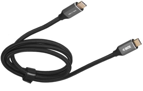Kabel IBOX IKUMTC31G2 (USB typu C - USB typu C ; 1m; kolor czarny) Kabel IBOX IKUMTC31G2 (USB typu C - USB typu C ; 1m; kolor czarny)