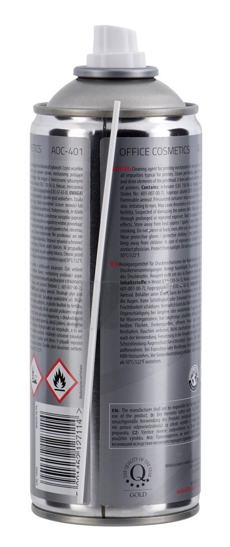 Activejet AOC-401 Preparat do czyszczenia drukarek, urządzeń (400 ml) Niezbędny w każdym biurze i każdym domu wyposażonym w druk Activejet AOC-401 Preparat do czyszczenia drukarek, urządzeń (400 ml) Niezbędny w każdym biurze i każdym domu wyposażonym w druk