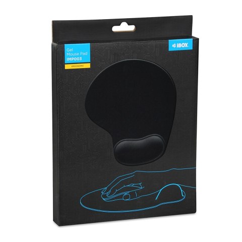 PODKŁADKA POD MYSZ I-BOX MP003 CZARNA, GELPAD PODKŁADKA POD MYSZ I-BOX MP003 CZARNA, GELPAD