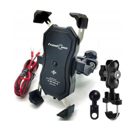 Uchwyt na telefon i ładowarka indukcyjna FreedConn MC1W 15W + USB Uchwyt na telefon i ładowarka indukcyjna FreedConn MC1W 15W + USB