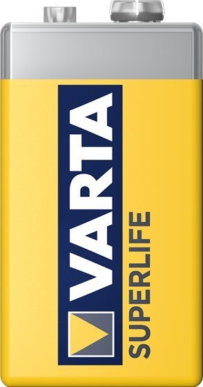 Bateria cynkowo-węglowe VARTA Superlife 9V 6F22 (Zn-C; x 1) Bateria cynkowo-węglowe VARTA Superlife 9V 6F22 (Zn-C; x 1)