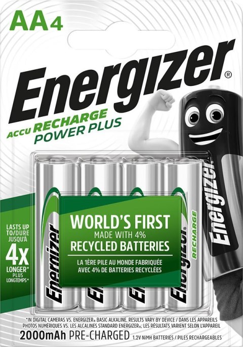 ENERGIZER AKUMULATOR POWER PLUS AA HR6/4 2000mAh ENERGIZER AKUMULATOR POWER PLUS AA HR6/4 2000mAh