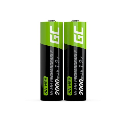 GREEN CELL AKUMULATORKI PALUSZKI 2X AA R6 2000MAH GREEN CELL AKUMULATORKI PALUSZKI 2X AA R6 2000MAH