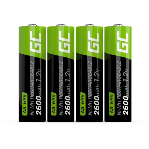 GREEN CELL AKUMULATORKI PALUSZKI 4X AA R6 2600MAH GREEN CELL AKUMULATORKI PALUSZKI 4X AA R6 2600MAH