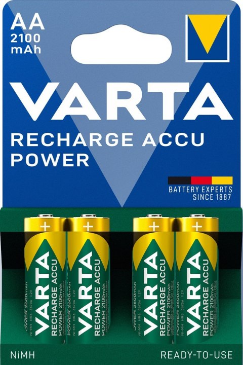 Zestaw akumulatorków AA VARTA Ready2Use HR6 (AA) (2100mAh ; Ni-MH) Zestaw akumulatorków AA VARTA Ready2Use HR6 (AA) (2100mAh ; Ni-MH)