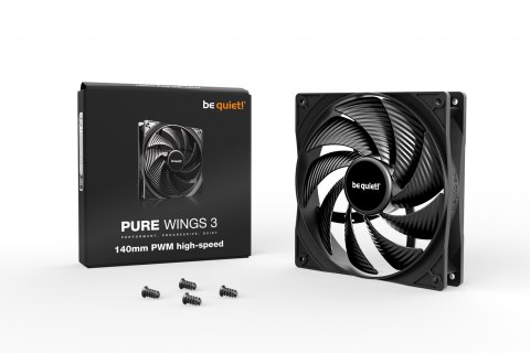 Wentylator BE QUIET! PURE WINGS 3 140mm PWM high-speed Wentylator BE QUIET! PURE WINGS 3 140mm PWM high-speed