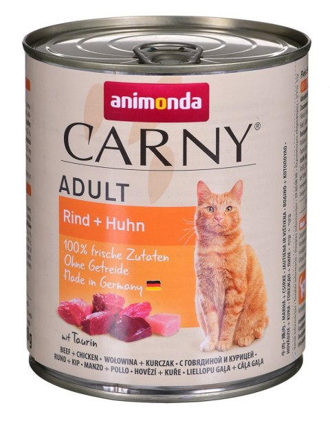 ANIMONDA Carny Adult wołowina i kurczak - mokra karma dla kota - 800g ANIMONDA Carny Adult wołowina i kurczak - mokra karma dla kota - 800g
