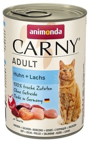 ANIMONDA Cat Carny Adult Kurczak z łososiem - mokra karma dla kota - 400 g ANIMONDA Cat Carny Adult Kurczak z łososiem - mokra karma dla kota - 400 g