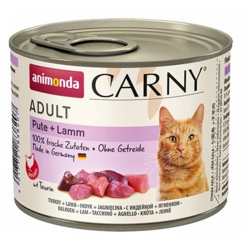 ANIMONDA Cat Carny Adult indyk z jagnięciną - mokra karma dla kota - 200 g ANIMONDA Cat Carny Adult indyk z jagnięciną - mokra karma dla kota - 200 g