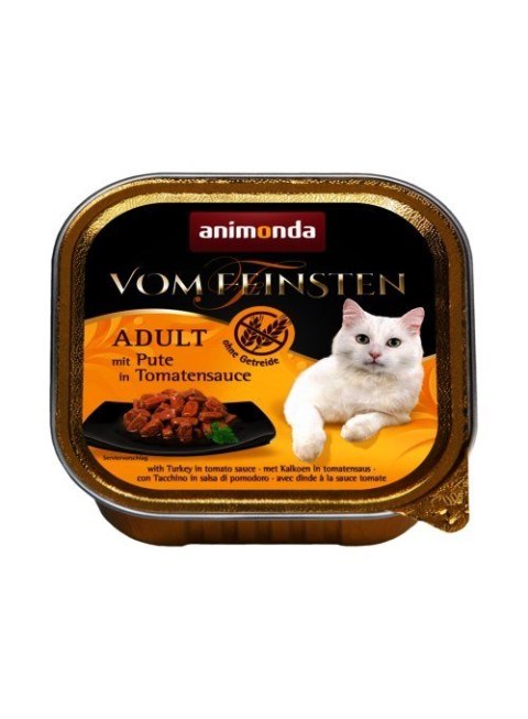 ANIMONDA Vom Feinsten Classic Cat indyk w pomidorowym sosie - mokra karma dla kota - 100g ANIMONDA Vom Feinsten Classic Cat indyk w pomidorowym sosie - mokra karma dla kota - 100g