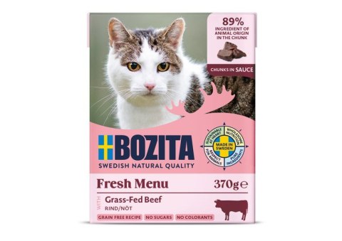 BOZITA Mięsne kawałki z wołowiną w sosie 370g BOZITA Mięsne kawałki z wołowiną w sosie 370g