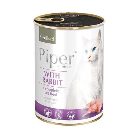 DOLINA NOTECI Piper z królikiem - mokra karma dla kota - 400g DOLINA NOTECI Piper z królikiem - mokra karma dla kota - 400g
