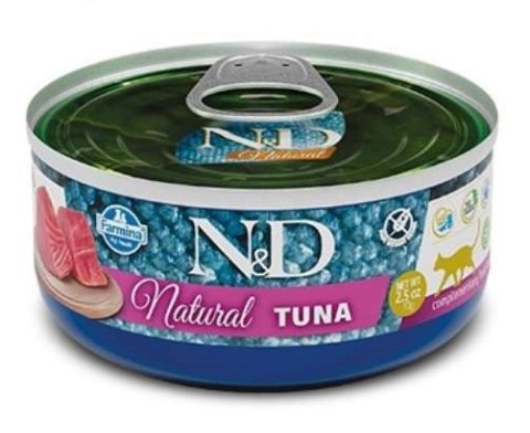 FARMINA N&D Cat Natural Tuna - mokra karma dla kota - 70 g FARMINA N&D Cat Natural Tuna - mokra karma dla kota - 70 g
