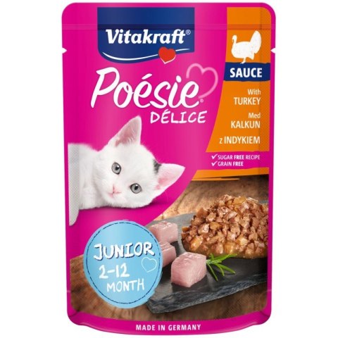 VITAKRAFT POESIE DELICE JUNIOR indyk dla kota 85g VITAKRAFT POESIE DELICE JUNIOR indyk dla kota 85g