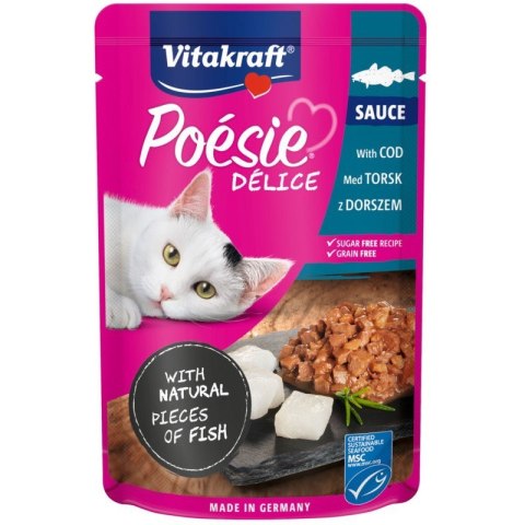 VITAKRAFT POESIE DELICE dorsz dla kota 85g VITAKRAFT POESIE DELICE dorsz dla kota 85g