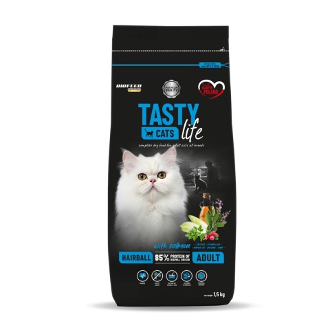 BIOFEED TASTY CATS LIFE HAIRBALL WITH SALMON 1,5KG BIOFEED TASTY CATS LIFE HAIRBALL WITH SALMON 1,5KG