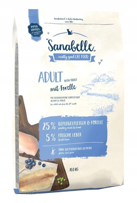 BOSCH SANABELLE ADULT PSTRĄG 10kg BOSCH SANABELLE ADULT PSTRĄG 10kg