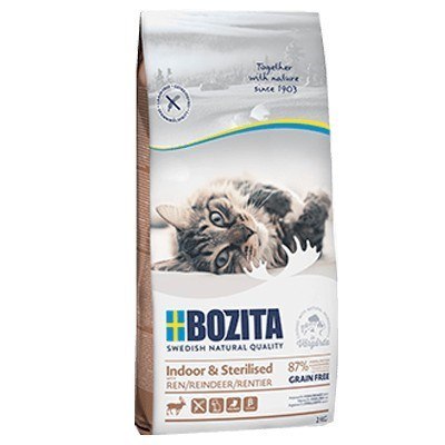 BOZITA Indoor & Sterilised Grain free Reindeer - sucha karma dla kotów wysterylizowanych - 2kg BOZITA Indoor & Sterilised Grain free Reindeer - sucha karma dla kotów wysterylizowanych - 2kg