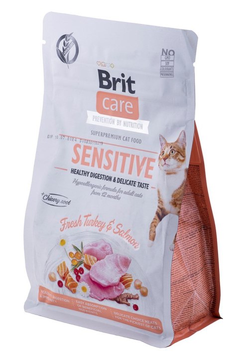 BRIT Care Grain-Free Sensitive Turkey&Salmon - sucha karma dla kota - 400 g BRIT Care Grain-Free Sensitive Turkey&Salmon - sucha karma dla kota - 400 g