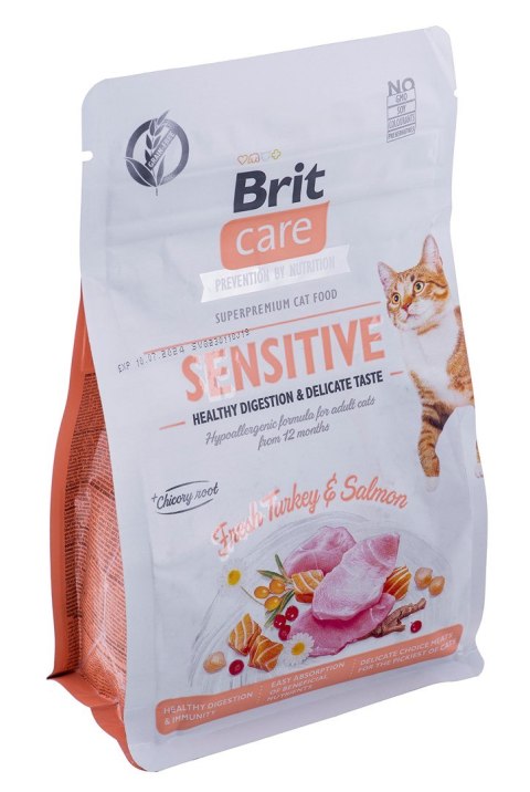 BRIT Care Grain-Free Sensitive Turkey&Salmon - sucha karma dla kota - 400 g BRIT Care Grain-Free Sensitive Turkey&Salmon - sucha karma dla kota - 400 g