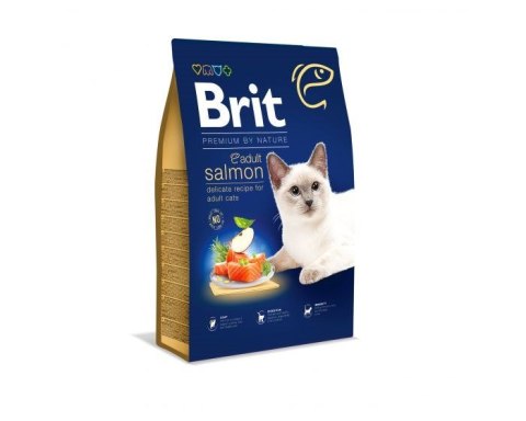 BRIT Dry Premium By Nature Adult Łosoś - sucha karma dla kotów - 1,5 kg BRIT Dry Premium By Nature Adult Łosoś - sucha karma dla kotów - 1,5 kg