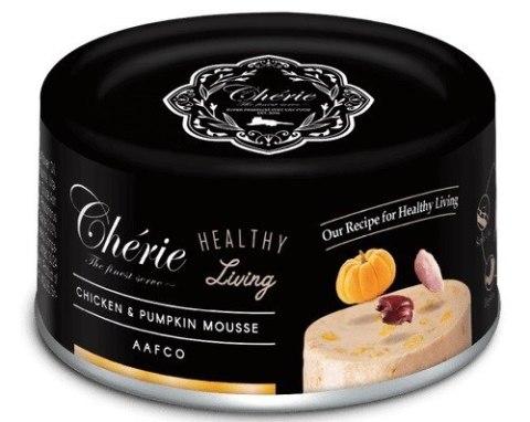 Cherie Karma w puszce dla kota MUS KURCZAK DYNIA 80g Cherie Karma w puszce dla kota MUS KURCZAK DYNIA 80g