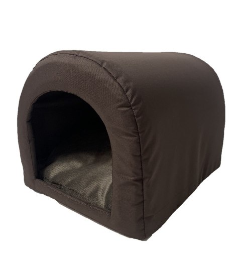 GO GIFT Jaskinia Budka dla kota i psa - brąz - 40 x 33 x 29 cm GO GIFT Jaskinia Budka dla kota i psa - brąz - 40 x 33 x 29 cm