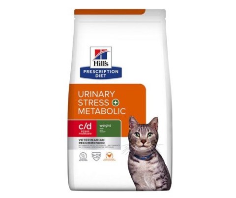 HILL'S PD FELINE C/D URINARY STRES + METABOLIC 3 KG HILL'S PD FELINE C/D URINARY STRES + METABOLIC 3 KG