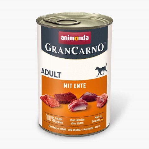 ANIMONDA GranCarno Adult z kaczką - mokra karma dla psa - 400 g ANIMONDA GranCarno Adult z kaczką - mokra karma dla psa - 400 g