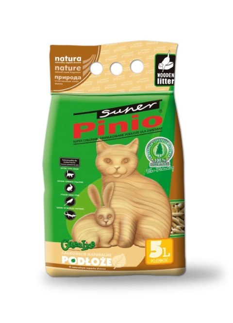 CERTECH Super Żwirek Pinio Naturalny, drewniany dla kota - 5 l CERTECH Super Żwirek Pinio Naturalny, drewniany dla kota - 5 l