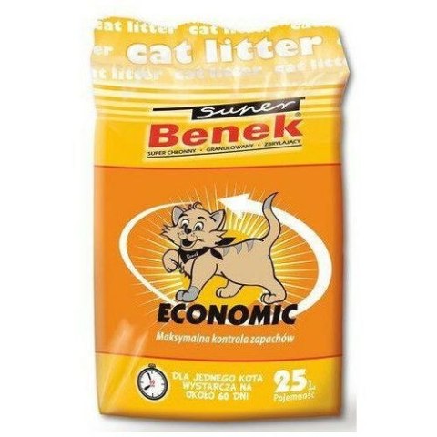 Certech Super Benek Economic - żwirek dla kota zbrylający 25 l Certech Super Benek Economic - żwirek dla kota zbrylający 25 l