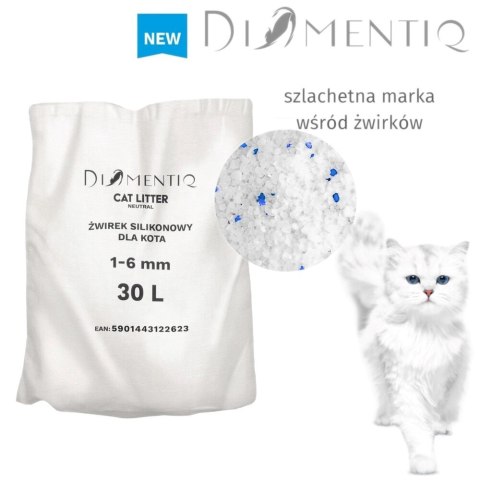 DIAMENTIQ Neutral - żwirek neutralny - 30 l DIAMENTIQ Neutral - żwirek neutralny - 30 l