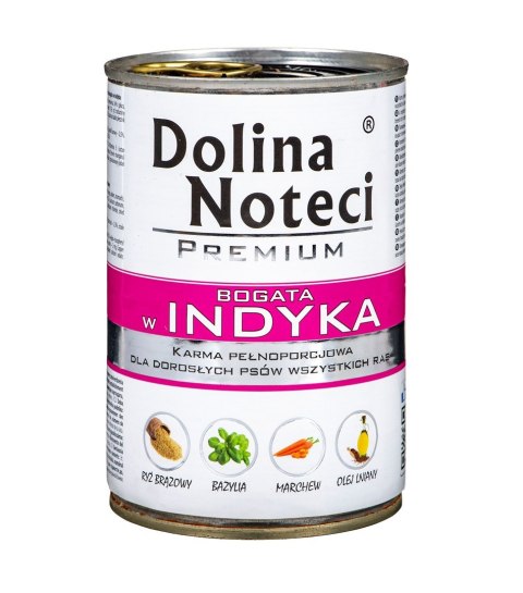 DOLINA NOTECI Premium bogata w indyka - mokra karma dla psa - 400g DOLINA NOTECI Premium bogata w indyka - mokra karma dla psa - 400g
