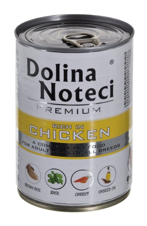 DOLINA NOTECI Premium bogata w kurczaka - mokra karma dla psa - 400g DOLINA NOTECI Premium bogata w kurczaka - mokra karma dla psa - 400g