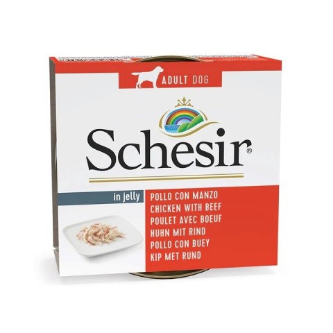 SCHESIR dla psów Adult w Galarecie Fileciki z Kurczaka i Wołowiną 150g SCHESIR dla psów Adult w Galarecie Fileciki z Kurczaka i Wołowiną 150g